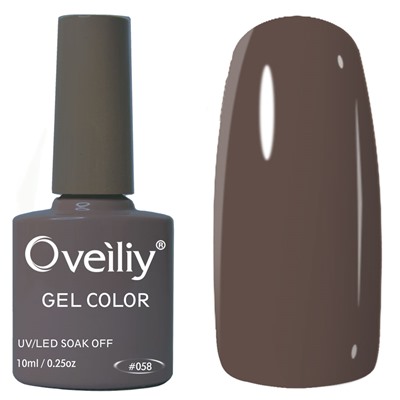 Oveiliy, Gel Color #058, 10ml