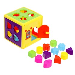 Развивающая игрушка сортер-каталка «Домик», цвета МИКС 2392310