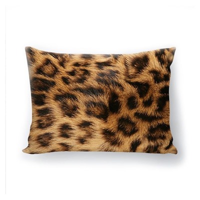 Подушка декоративная с 3D рисунком "Леопардовое Утро"