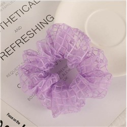 SALE! Модный аксессуар !! Невероятно женственная и нежная резинка для волос, Цвет нежно-фиолетовый, 1 шт.