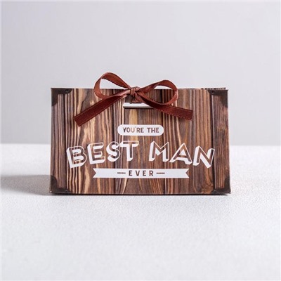 Бонбоньерка Best man, 10 × 5,5 × 5,5 см