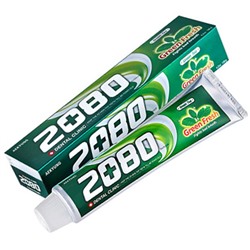 KeraSys DENTAL CLINIC 2080 Зубная паста ЗЕЛЕНЫЙ ЧАЙ Green Fresh 120 мл