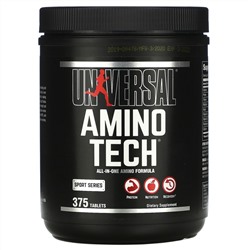 Universal Nutrition, Amino Tech, универсальная формула с аминокислотами, 375 таблеток