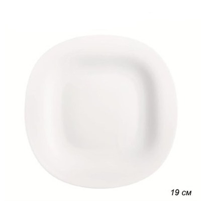 Тарелка десертная 19 см Нью Карин белый / L4454/H3660/N6803 /уп 24/