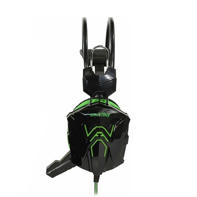 Компьютерная гарнитура Smart Buy SBHG-1200 Rush Cobra игровая (black/green)
