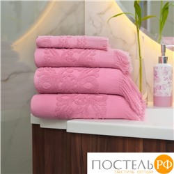 Полотенце Arya С Бахромой 30X50 Isabel Soft Коралловый