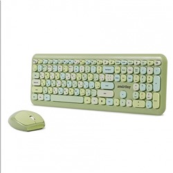 Беспроводной набор Smart Buy SBC-666395AG-G мембранная клавиатура+мышь (green)