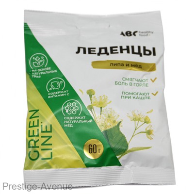 ABC леденцы Липа и Мед (на основе трав с витамином С) , 60g