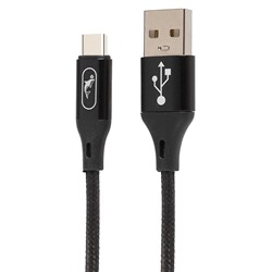 Кабель USB - Type-C SKYDOLPHIN S55T (black)