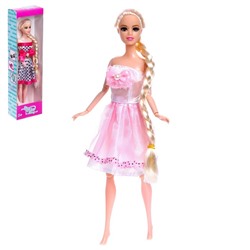 Кукла модель шарнирная "Алена" в платье, МИКС 7023870