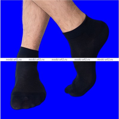 LIMAX носки мужские укороченные арт. 61072 ЧЕРНЫЕ