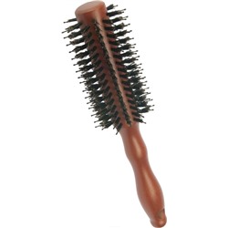 Dewal Брашинг для волос с натуральной щетиной / Деревянная BRW506CN, 25/55 мм, коричневый