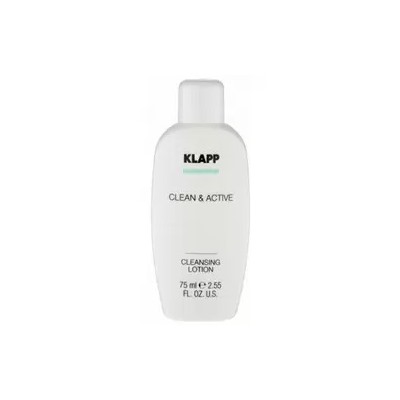 Klapp Clean And Active Cleansing Lotion - Молочко очищающее, 75 мл