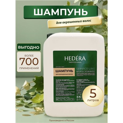 Hedera Professional Шампунь для окрашенных волос / Service Line, 5000 мл