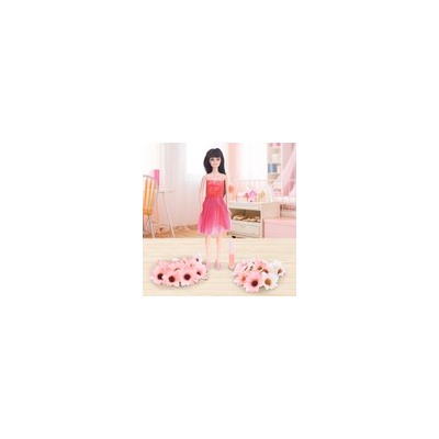 Кукла-модель «Цветочная принцесса Роза» с цветами и блёстками, в пакете 4932767