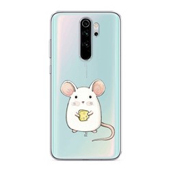 Силиконовый чехол Мышка на Xiaomi Redmi Note 8 Pro