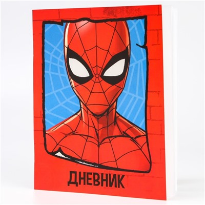 Дневник для 1-11 класса, в мягкой обложке, 48 л., «Spidey», Человек-паук