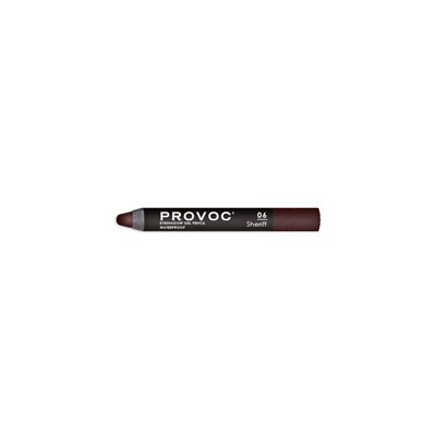 Provoc Тени-карандаш водостойкие, №06 / Eyeshadow Gel Pencil, темный шоколад матовый