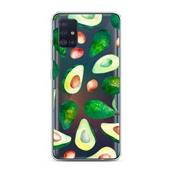 Силиконовый чехол Beautiful avocados на Samsung Galaxy A51