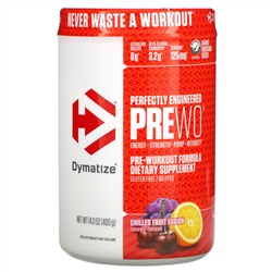 Dymatize Nutrition, Perfectly Engineered Pre WO, предтренировочная добавка, охлажденная смесь фруктов, 400 г (14,11 унции)