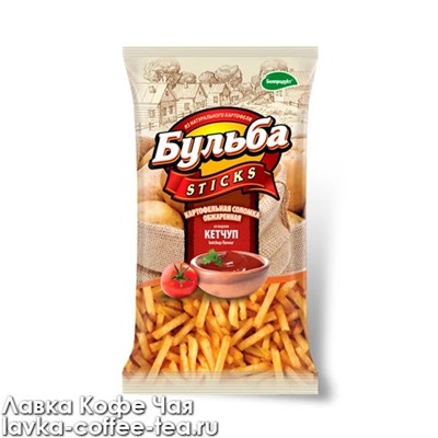 соломка картофельная "Бульба stiicks" со вкусом кетчупа 75 г. Белпродукт