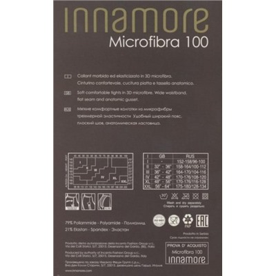 Колготки теплые, Innamore, Microfibra 100 оптом