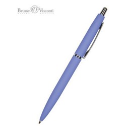 Ручка автоматическая шариковая 1.0мм "SAN REMO" синяя, ярко-синий металлический корпус 20-0249/08 Bruno Visconti