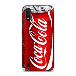 Силиконовый чехол Кока Кола на Samsung Galaxy A01