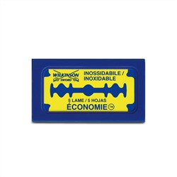 Copy: Лезвия для бритья классические двусторонние Wilkinson Sword Economic 5шт. (1X5шт. =5 лезвий) (Pillar Box.)