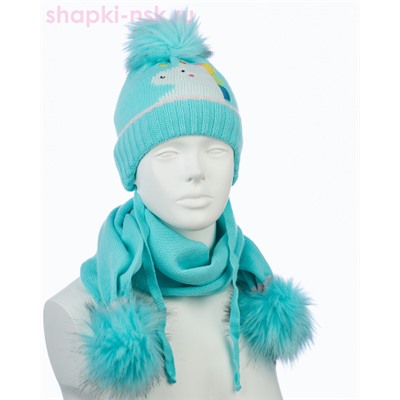 03-78-D (46-48) (шапка+шарф) Комплект