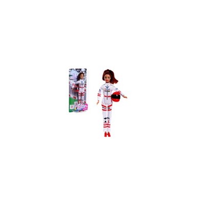 Кукла модель «Гонщица», с аксессуарами, цвет красный 7878697