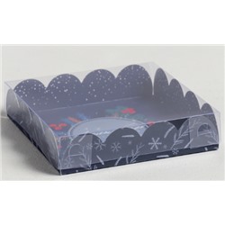 060-0107 Коробка с PVC крышкой «Время чудес», 13 × 13 × 3 см