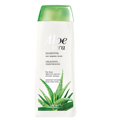 Витэкс Aloe vera Алоэ Шампунь для жирных волос Ежедневное оздоровление 500мл