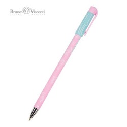 Ручка шариковая 0.5 мм "HappyWrite. Зефирные животные. Единорожки" синяя 20-0215/53 Bruno Visconti
