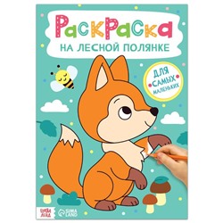 Раскраска «На лесной полянке», 16 стр., формат А4