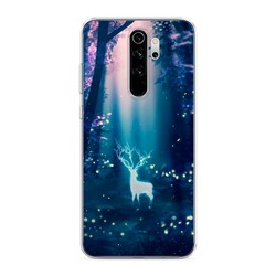 Силиконовый чехол Олень патронус на Xiaomi Redmi Note 8 Pro