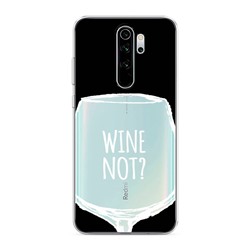 Силиконовый чехол Wine not black на Xiaomi Redmi Note 8 Pro