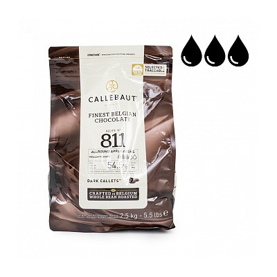 Шоколад Callebaut темный 54,5% 2,5 кг (811-RT-U71)