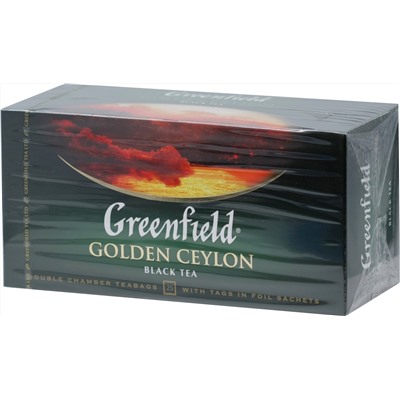 Greenfield. Golden Ceylon карт.пачка, 25 пак.