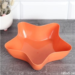 Салатник 17x15x5,5 см / N107orange /уп 300/оранжевый