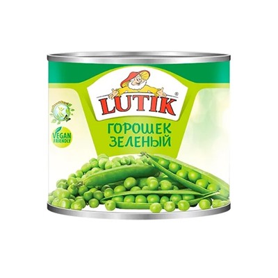 Зеленый горошек Lutik 3000 г