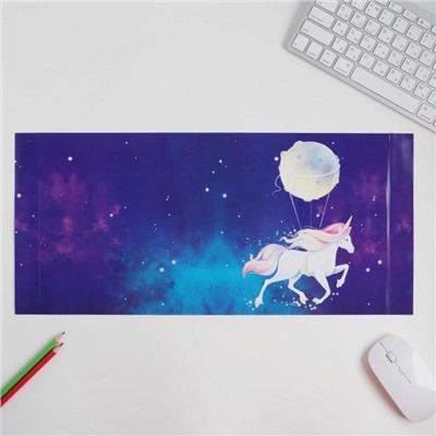 Обложка со вставками «Единороги», 22.6 × 43 см
