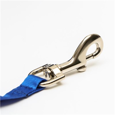 Рулетка "Пижон" светоотражающая, 5 м, до 25 кг, трос, прорезиненная ручка, голубая