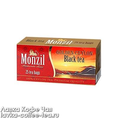 чай чёрный Monzil Black tea, с/я 2 г*25 пак.