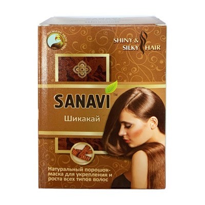 Порошок для мытья волос "Шикакай" Sanavi 100 гр.