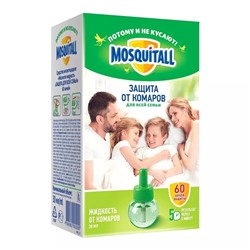 Жидкость "Защита от комаров для всей семьи 60 ночей", 30 мл