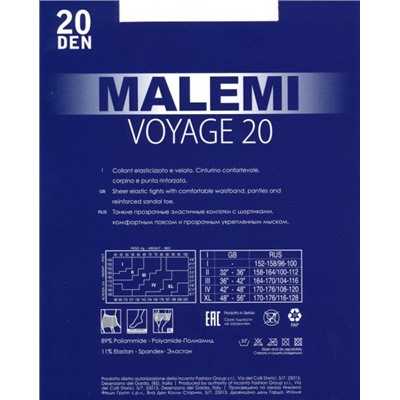 Колготки классические, Malemi, Voyage 20 оптом