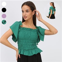 Блузка женская, цвет зеленый, размер 42, арт.11.0054
