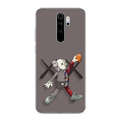 Силиконовый чехол KAWS Jordan на Xiaomi Redmi Note 8 Pro