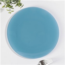 Тарелка Доляна «Пастель», d=21,5 см, цвет голубой